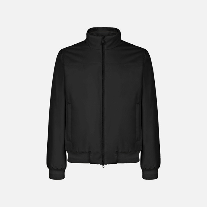 Bomber jacket VINCIT MAN Black | GEOX