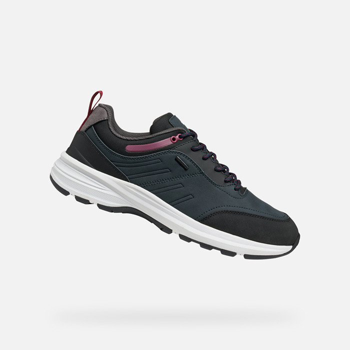 Waterproof trainers SENALES ABX MAN Navy/Black | GEOX