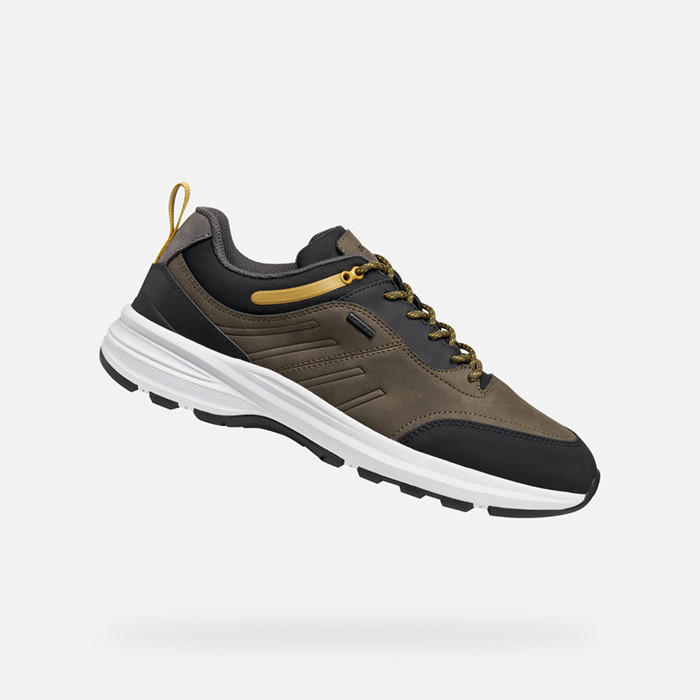 Waterproof trainers SENALES ABX MAN Military/Black | GEOX