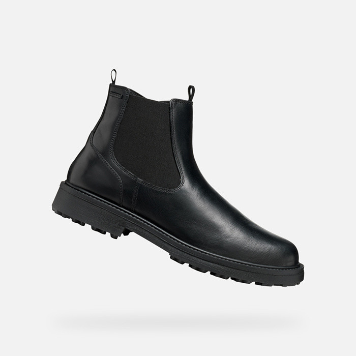 Waterproof ankle boots LAGORAI + GRIP ABX MAN Black | GEOX