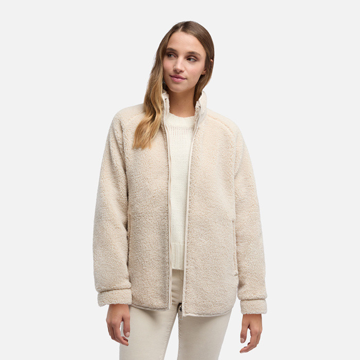 Sweatshirt SWEATER WOMAN Mid Moonbeam/Mid moonbeam | GEOX