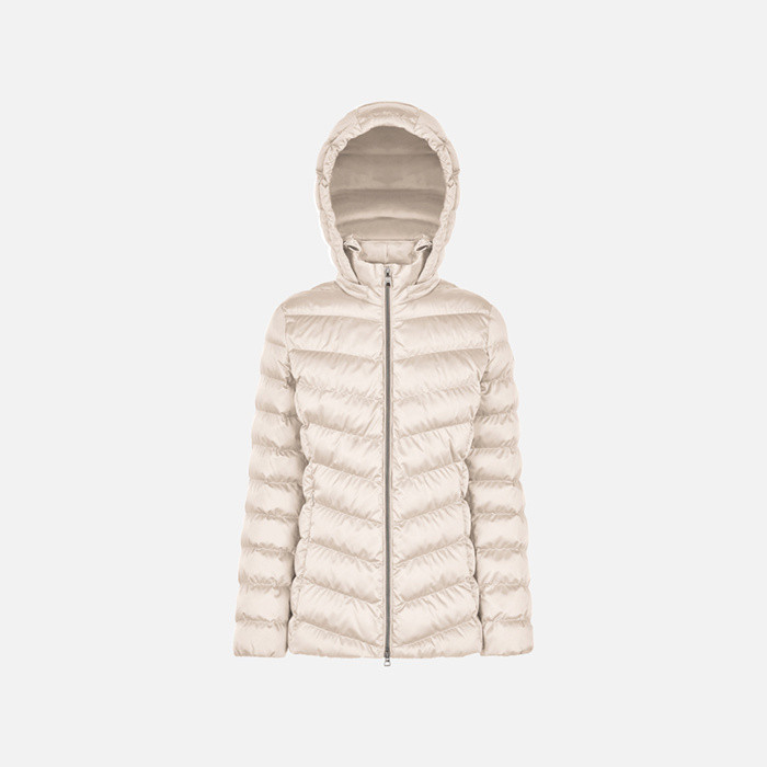 Quilted jacket ZOSMA WOMAN Mid Moonbeam | GEOX