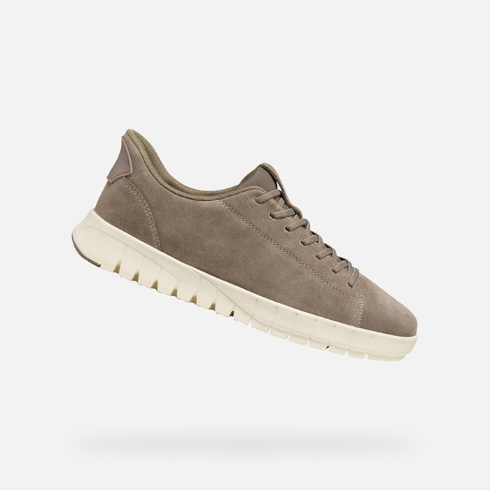 Slip in sneakers FLEXTRIDE PLUS MAN Dove grey | GEOX