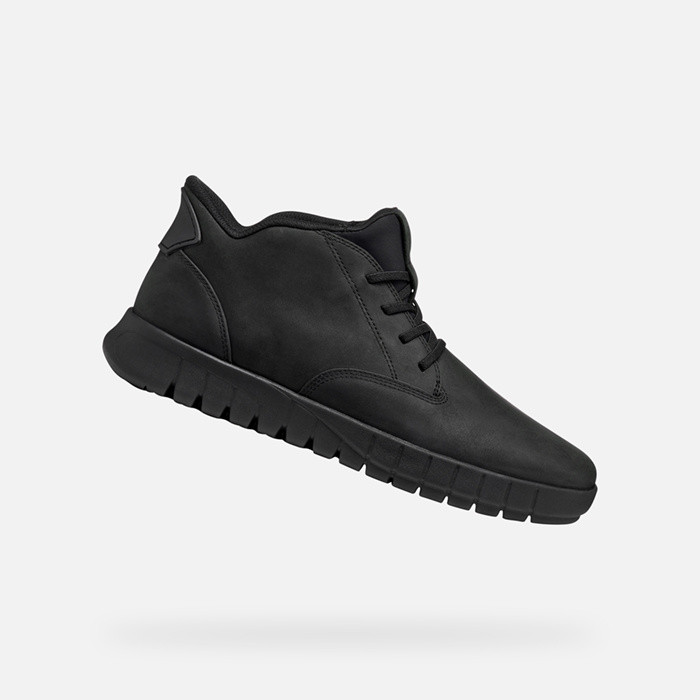 Slip in ankle boots FLEXTRIDE PLUS MAN Black | GEOX