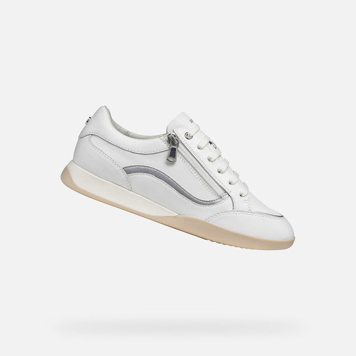 Zipped shoes MARYEMY WOMAN White/Silver | GEOX
