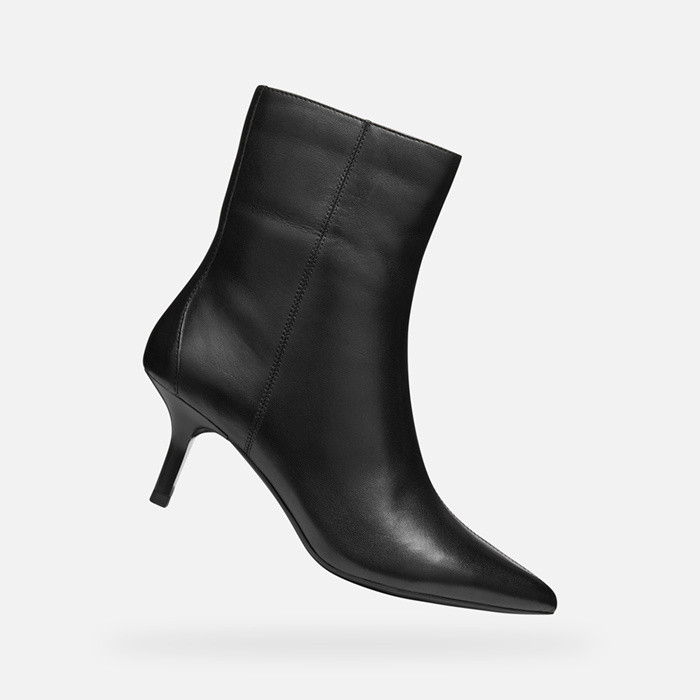 Medium heel ankle boots KLEOPY WOMAN Black | GEOX