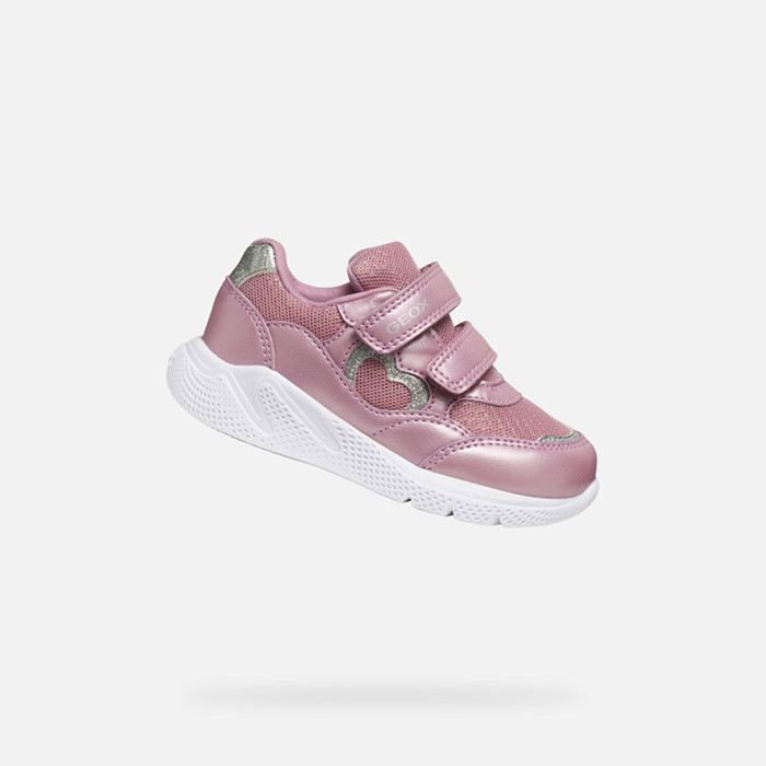 Sneakers with straps SPRINTYE BABY Rose | GEOX