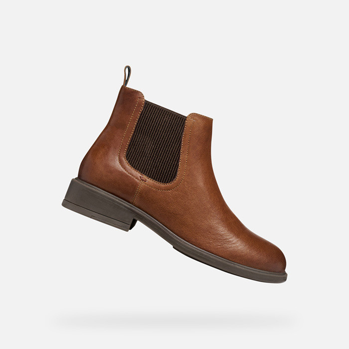 Chelsea boots CATRIA WOMAN Brown | GEOX