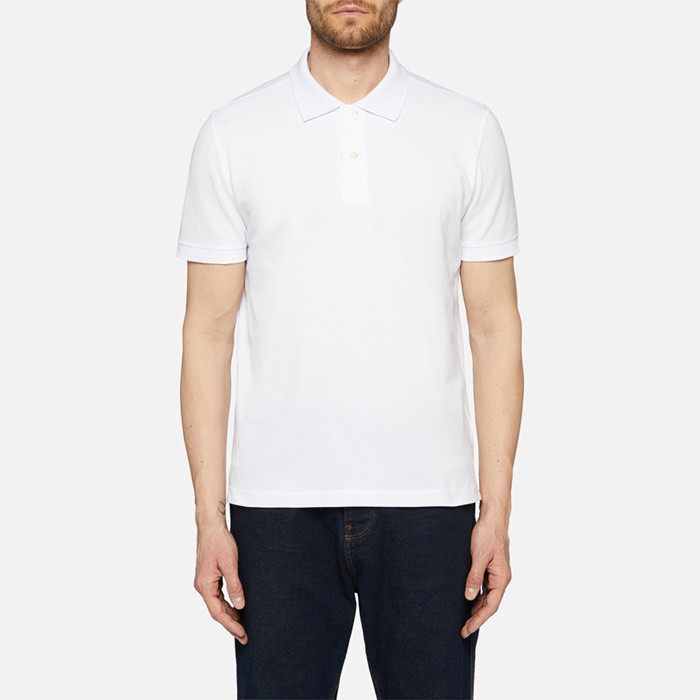 polo shirt POLO MAN Optic White | GEOX