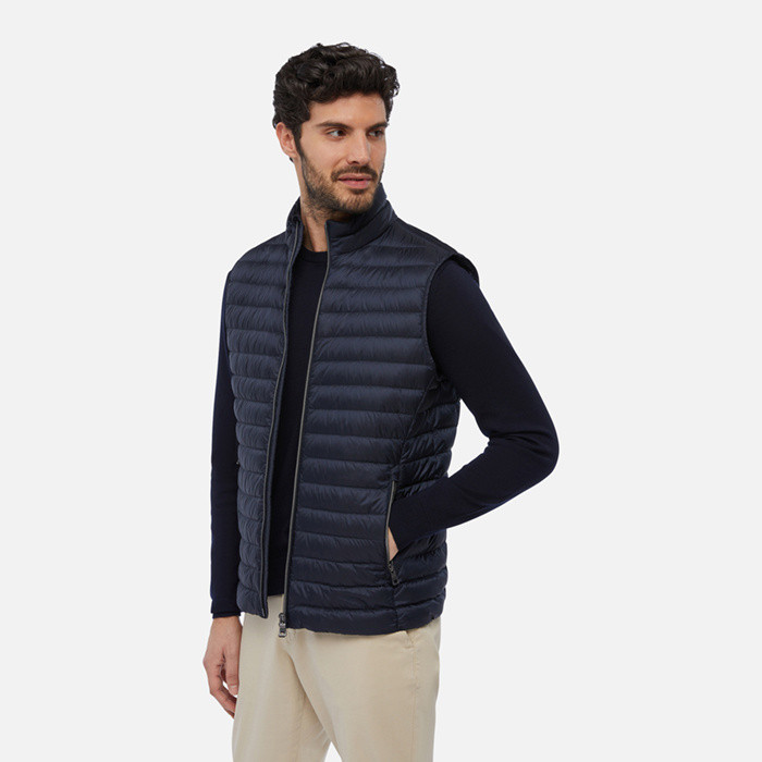 sleeveless down jacket WARRENS MAN Sky captain | GEOX