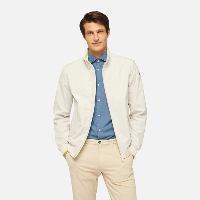 bomber jacket VINCIT MAN Moonstruck/Br.Chartr | GEOX