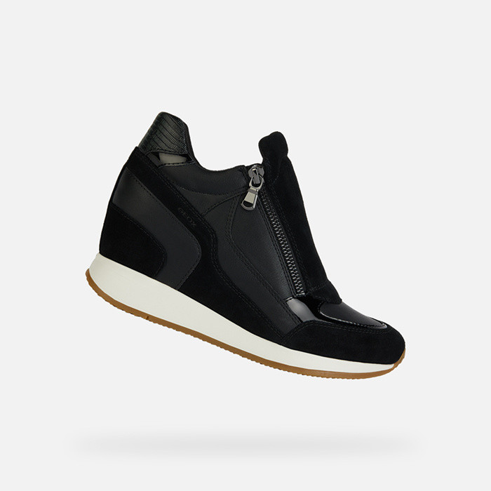 Wedge Sneakers NYDAME WOMAN Black | GEOX