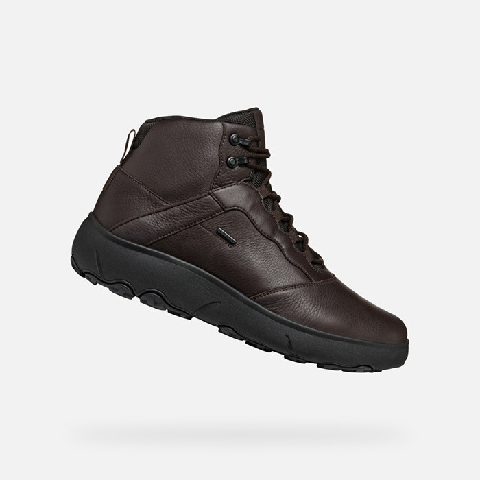 Waterproof boots NEBULA + GRIP ABX MAN Coffee | GEOX