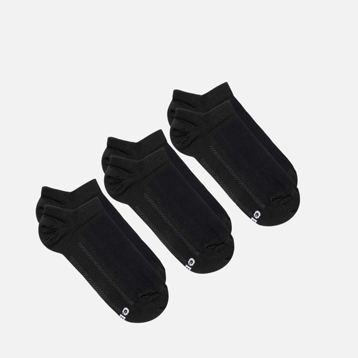 Short socks THREE-PACK SOCKS WOMAN Black | GEOX