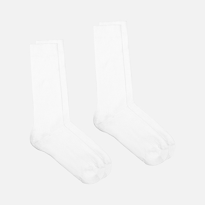 long socks TWO-PACK SOCKS WOMAN White | GEOX