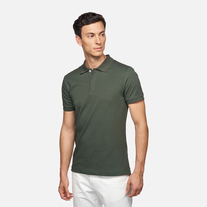 Polo shirt POLO MAN Light climbing ivy | GEOX