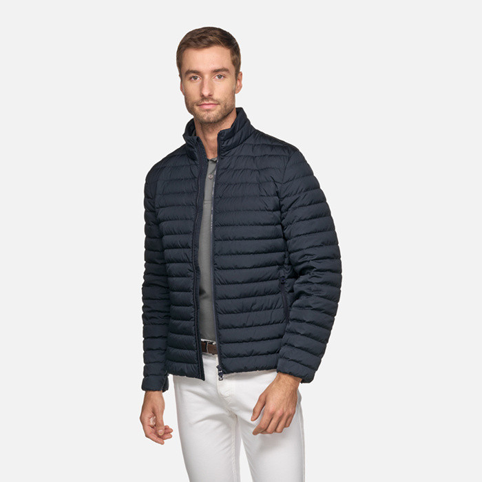 Short down jacket WARRENS MAN Sky captain | GEOX