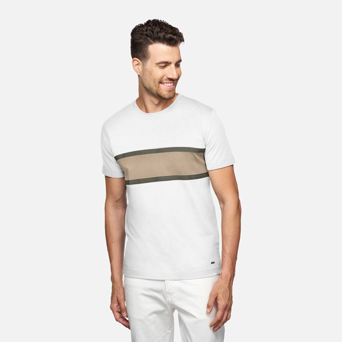 T-shirt T-SHIRT MAN White | GEOX