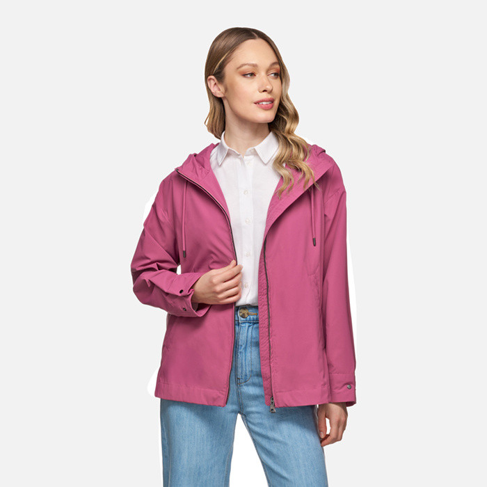 Short parka SPHERICA WOMAN Magenta haze | GEOX