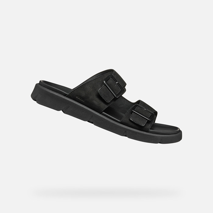 Slides shoes XAND 2S MAN Black | GEOX