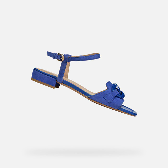 Flat sandals NEW ERAKLIA 15 WOMAN Blue | GEOX