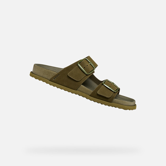 Slides shoes SANDYBETT WOMAN Sage | GEOX